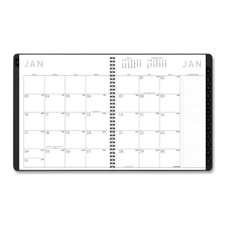 At-A-Glance AT-A-GLANCE Contemporary Monthly Planner, Premium Paper, 11 x 9, Graphite Cover, 2022 70260X45